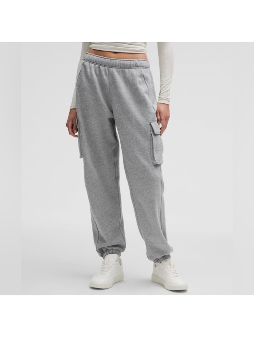 Lululemon Women's Gray Cargo Jogger Pants